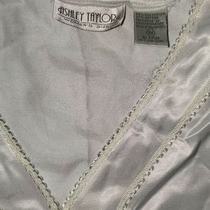 Ashley Taylor Night Satin Blouse